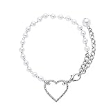 Clicitina Perlenkette Hundehalsband Hundehalskette Metall kubanisches Glied für mittelgroße und große Hunde Haustiere strapazierfähig kaufest Verschiedene Längenoptionen FOp225 (Silver, L)
