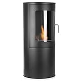 Moritz Ethanol Kamin Kaminofen I 96 x 44 x 30 cm Wandkamin I 1,5 Liter Brenner I Bioethanol Kamin I Bio Ethanol Kaminofen Indoor Outdoor I Innen Außen I Bioethanol Brenner I Brennertopf