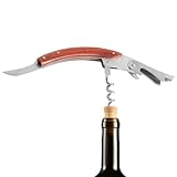 Apener Kork-Flaschenöffner mit Korkenzieher, rutschfest, aus Edelstahl, Camping-Öffnungswerkzeug