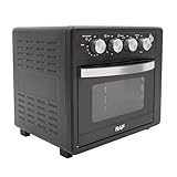 Elektrobackofen, Heißluftofen, Multifunktionsofen – 25L Kapazität, 1700W, 220V, mit Pizza-Backblech, Luftfrittierkorb und Drahtgitter, ideal für Grillen, Backen und Toasten
