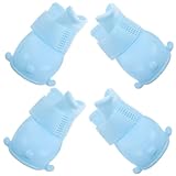 Kisangel 1Satz wasserdichte Hundeschuhe für Kleine Verstellbare Regenstiefel mit Rutschfester Sohle Langlebige Pfotenschutzstiefel für Welpen zu Reinigen und Bequem