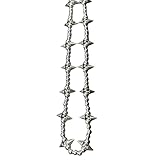 CHIZISX Exklusive Perlenkette Ti-Stahl mit Nieten-Design vielseitige Anhängerkette