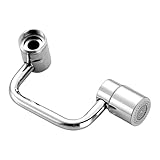 Rotierender Wasserhahnbelüfter – multifunktionale Wasserhahnverlängerung, verstellbares Design | Düse mit 1080-Grad-Drehung für Badezimmer, Küche, Waschbecken, Badewanne und Gartenarbeit