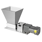 HOARLICN Getreidemühle Elektrisch, Haferquetsche Flockenquetsche 49 X 15.3 X 28.4cm Edelstahl 75rpm 60w Mit Trichter Pinsel Getreide Kann Zu Einem Trockenen Pulver Gemahlen Werden