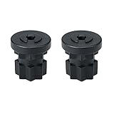 BUBEFSKD 2pcs Kajak Basis Mount Gleis Kanuboot Angelrutenhalter Rack Nylon Montagegetriebe Stützteile Teile Rack