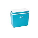 EZetil 10742970 Kühlbox Mirabelle Sun Und Fun für Camping, Urlaub, Reisen und Outdoor Veranstaltungen blau/weiß, 39.3 x 23.3 x 38 cm, 24 Liter