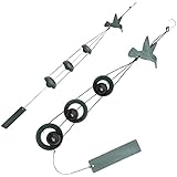 GALPADA 2Stücke Japanische Metallwindspiele Für Außenbereich Dekorative Windglocken Für Garten Und Klangspiel Mit Stilvollem Design Heimdekoration