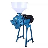 Getreidemühle Elektromühle 2200W Kornmühle für Trockenmahlen Mehlmaschine mit 1400 U/min Leistung für Weizen Reis Mais