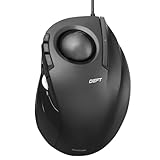 Elecom M-DT2URBK Scroll-Rad, Trackball, PC/Mac, 4-Wege