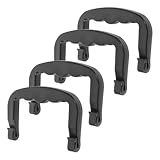 Gadpiparty 4 Stück Kunststoffgriff für Haustierkäfige Ersatzgriff für Hamster Vogel und Hundeboxen Ergonomisch Langlebig und Geruchsneutral Zubehör für Transportkäfige