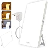 Sotipevs Tageslichtlampe 15000 Lux,12' Groß UV-freie LED Lichttherapielampe Tageslicht, LED Daylight Lampe, Touch-Control Sonnenlicht Lampe, Vollspektrumlampe für Zuhause/Büro