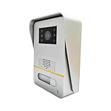 HIJYMNZPQ Türklingelkamera for Video-Türsprechanlage, Gegensprechanlage, Tag- Und Nachtsicht, IR-LED Im Klacks Installiert