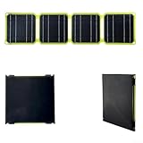 Tragbares 4-fach gefaltetes Solarpanel, 2000 W 12 V Solarmodul-Paket, mit USB-Aufladung, wasserdicht für Wandern, Camping, Rucksackreisen
