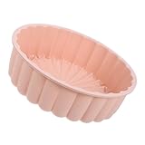 SOLUSTRE Runder Silikon Kuchenform mit Sonnenblumenmuster Hochwertige Flexible Backform für Mousse Lebensmittelechtes Silikon Leicht zu Reinigen und Langlebig für Backliebhaber
