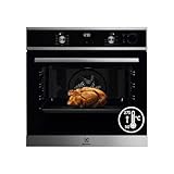 Electrolux EOC5H40X SteamCrisp Einbau-Dampfgarer, Fassungsvermögen 72 l, Umluft- und Dampfgarfunktion, Leistung 2780 W, Energieklasse A, Edelstahl