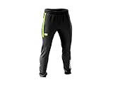 alpas Trainingshose/Jogginghose/Freizeithose Dynamic für Kinder/Jungen Gr. 116 bis 176 *NEU* Sporthose, Farbe: schwarz/neon gelb, Größe: 176