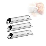 Holibanna 3Stücke Cannoli Zylindrische Backrohre für Croissants Gebäck und Desserts Wiederverwendbare und Pflegeleichte Küchenutensilien DIY Bäckerei