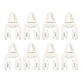 TIKODIDA 50 Stück Vorhangrolle Gardinenläufer aus Kunststoff Leise Laufrolle für Vorhangschienen Kompatibel mit Gardinenpaneelen und Raumteilern Geeignet für Fenster Schränke und