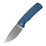 Petrified fish PFP01 Beluga Klappmesser, 3.62' K110 Stahl Klinge G10 Griff, Mit Kugellager EDC Taschenmesser (Blue Stonewashed Micarta)