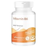Vitamin B6 22,5mg - 400 Tabletten ! JAHRES-VORRAT ! vegan - Großpackung | Vitamintrend®