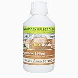 CatCup FloorWAX BIO Holzboden, Parkett, Laminat Pflege & Regeneration mit Bienenwachs. Naturprodukt ohne Chemie. Parkett Versiegelung. Ergiebig wie ein Konzentrat. (1 Stück)