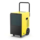 DAHTEC Bautrockner Luftentfeuchter Keller 30 L/Tag - Fläche 90 m²/230 m³ - 24Hr Timer Innenbereich Trocknungsgerät mit 7 L Großwasserbehälte für Große Räume