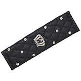 BESTYASH Auto Gurtpolster aus Hochwertigem Leder Weicher Schulterprotektor und Nackenkissen für Erwachsene Universeller Schutz vor Scheuern Kompatibel mit Autositz Kinderwagen und