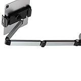 Hkfgdjdl 4 Achsen, verstellbar, um 360 Grad drehbar, Tablet-Telefonständer mit klappbarem Arm und Klemmhalterung für den Desktop-Einsatz