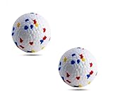 Maili Deluxe Bälle, der Fast unzerstörbare Hundeball, ultimative Hundespielball für Land und Wasser, mittelgroße und kleine Hunde, 2 Stück.