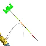 Bissanzeiger für Angelruten - Klarer Rutenalarm für Fischbiss,Wasserdichter Bissmelder mit Sensor für Tag und Nacht Einsteiger Karpfenangeln