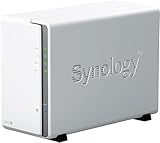 Synology DS223J 12 TB 2 Bay NAS-Lösung installiert mit 2 x 6 TB Western Digital Red Plus Laufwerken