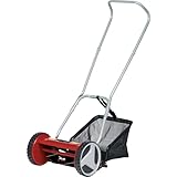 Einhell Hand-Rasenmäher GC-HM 300 (für bis zu 150m², 30cm Schnittbreite, kugelgelagerte Mähspindel mit 5 hochwertigen Stahlmessern, 4-stufige Schnitthöheneinstellung 13-37mm, 16l-Fangkorb), Mehrfarbig