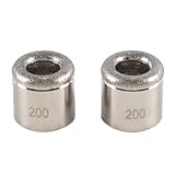 Ausi 2-teiliges Ersatz-Mikrodermabrasions-Spitzen-Dermabrasionskopf-Zubehör, Ersatz-Dermabrasionskopf für die Mikrodermabrasions-Schönheitsmaschine 200