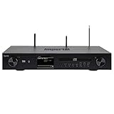Imperial DABMAN i550 CD HiFi-Verstärker Internetradio (DAB+/DAB/UKW/WLAN/LAN, Bluetooth, Streaming Dienste, CD-Player, Stereo Endstufe, AV Receiver), schwarz, hifi breite, 22-252-00