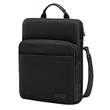 Dadanism 9-11 Zoll Tablet Tasche Schultertasche für iPad Pro 11', iPad Air 11', iPad (A16) 11', iPad 10. Gen 10,9', iPad 9/8/7. Gen 10,2', iPad Air 5/4, Galaxy Tab A9+ 11'/S9 FE, Tab M11 11',Schwarz