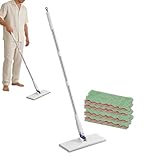 Vielseitiger Flachmopp-Reiniger, wiederverwendbarer Trocken-Nass-Schrubber, Reinigungswerkzeug zur Staubentfernung, effizientes Bodenwischsystem, Lösung für mehrere Oberflächen, praktische Reinigung f