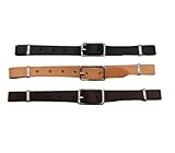 Amesbichler Reitsport AMKA Western Kinnriemen aus weichem Leder in 3 Farben Curb Strap