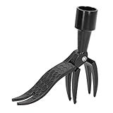 Aramox Unkrebs-Stand-up-Puller, Aluminiumlegierer-Picker 4 Klaue Effizientes Unkrautwerkzeug für Harten mit Arbeitsparteis, Tragbar und Robust, Leicht für Rasen, Blume, Gras Verwendet