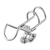 Tragbarer Bootsrutenhalter, verstellbares Design für 25 mm Schienen, hergestellt aus marinetauglichem Edelstahl