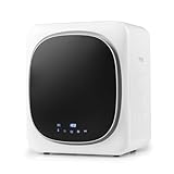 COSTWAY Mini Wäschetrockner 5KG, bis zu 69℃, LED Touch-Screen, Ablufttrockner mit Desinfektion & Desodorierung & Überhitzungsschutz, Mehrfachfiltration, 800W, 4 Temperaturen und 6 Timer