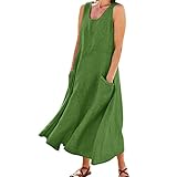 Reduzierte Artikel Sale Meine Bestellungen Maxikleider Damen Sommer Trachtenrock Unterrock Lang Maxirock Kleid Boho Babydoll Hemdkleid a Linien Beach Dress