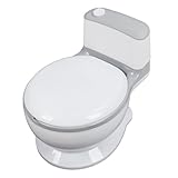 Töpfchentraining Toilette Safe Komfortable Verstellbare Tragbare Kleinkindstuhl für Leicht Nicht Irritierende Plastik (GRAY)
