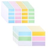 Namensaufkleber Namensschilder Selbstklebend für Kleidung Klebeetiketten Zum Beschriften Aufkleber Zum Beschriftungsetiketten Gefrieretiketten Namensetiketten für Schule Namen Aufkleber Name Stickers