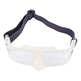 Fabater Sport-Schutzbrille, Stilvolle, Beschlagfreie, Kratzfeste Gläser für Basketball, Laufen, Radfahren, Verstellbarer Riemen, Unisex-PC-Material (WHITE)