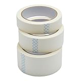 Fit For The Job Dreierpack, 25m, Abdeckband für mehrere Oberflächen für Streicharbeiten, Malerband für scharfe Farblinien, Malerband, Maler-Abdeckband, Farbband, 19mm breites Abdeckband