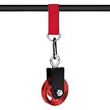 Uhngw Umlenkrollen zum Heben | Robustes Set mit Flaschenzug und Karabinern,Geräuschmindernde und geschmeidige Fitness-Zubehörteile, Vielseitiges Trainingsgerät für Spannungsgeräte, Zugvorrichtungen