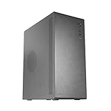 Tacens ORUMX, Ultrakompaktes Micro-ATX-Gehäuse, Robuste Stahlkonstruktion, 1x 80mm Rücklüfter, Mini-Tower PC mit Großem Innenraum, SFX-Netzteil, USB 3.0, Schwarz