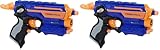 Hasbro Nerf 53378EU7 N-Strike Elite Firestrike, Spielzeugblaster (Packung mit 2)