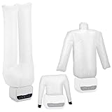Sichler Haushaltsgeräte Hosenbügler: Digitale 3in1-Bügelpuppe mit Hosen- & Schuhaufsatz, Timer, 1.200 Watt (Hemdbügler, Bügler, Hose und Hemd Bügel)