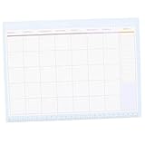 STOBOK Monatlicher Planer Kalender Organisator Für Zeitpläne Agenden Und Notizen Mit Dekorativem Rand Grün Ideales Kalenderbuch Für Optimale Planung Format Für Zuhause